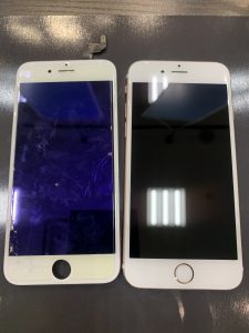iPhone6sガラス割れ