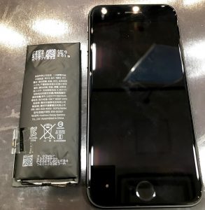 iPhone7のバッテリー交換
