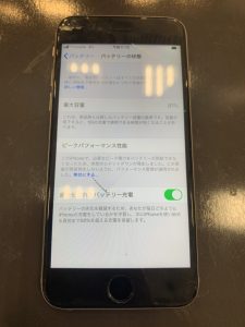 iPhone6s画面バッテリー