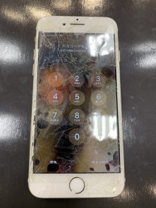 iPhone7画面液漏れ