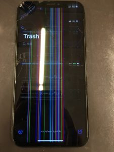 iPhoneXの画面修理